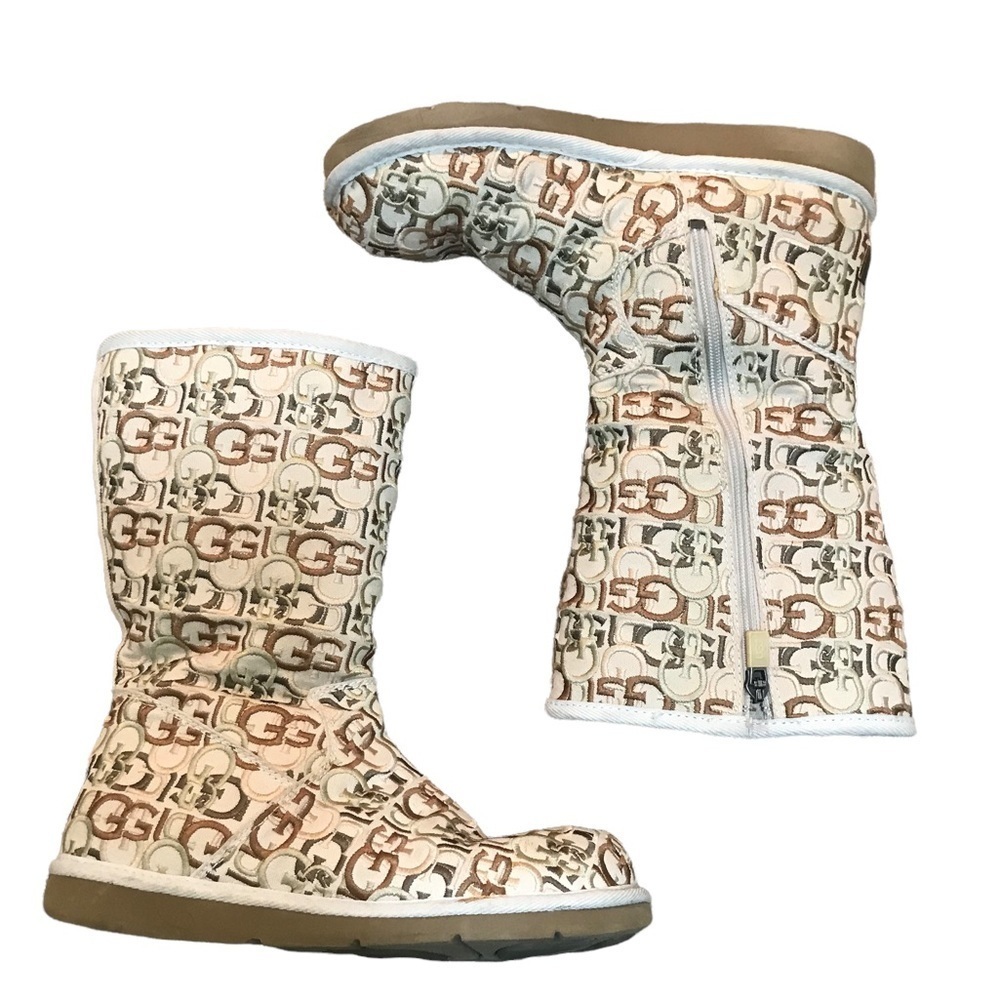 Ugg Fur Winter Boots Boots Size 7 Sheepskin Lining.